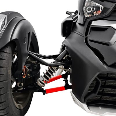 Arm Covers for BRP Can-Am Ryker | Front Suspension Bars Protector | Custom Color Trike Accessories | Customized Bike Parts | VelociMods