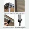 AMNOOL Car Awning, Car Holder, Removable Tent, UV50+sun Refuge, Weather Resistant Retractable Awning for 4x4 Vehicles for SUV/truck (with LED Light Strip) (S S, 200*300cm/6.6*9.8ft view 4