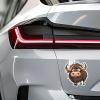 Cute Bison Sticker - Waterproof Durable Adhesive UV-Resistant Vinyl Decal for Car Bumper, Laptop, Water Bottle, Wall, and Window, Size - 5'' Longer Side view 3