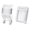 JGGZONE Aluminum 7075 Front & Rear Chassis Armor Skid Plate Guard for LOSI 1:4 Promoto MX Motorcycle Dirt Bike RTR FXR LOS06000 LOS06002 Upgrade Parts - Silver view 1
