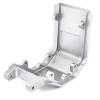 JGGZONE Aluminum 7075 Front & Rear Chassis Armor Skid Plate Guard for LOSI 1:4 Promoto MX Motorcycle Dirt Bike RTR FXR LOS06000 LOS06002 Upgrade Parts - Silver view 2