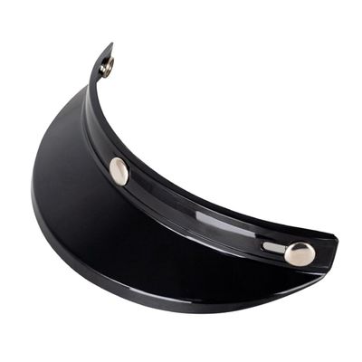 3 Snap-Button Shield for Open Face Motorbike Helmet Half Open Face Helmet Brim