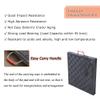 GZHERVICES Outrigger Pads, Jack Landing Pad, RV Leveling Blocks with Handle for Tow, Heavy Duty Stabilizing Pad, Landing Gear for Service Truck, Trailer, Crane, Wrecker(Black-1pcs,11.8x11.8x1.2in) view 3