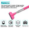 Car Rearview Mirror Wiper, Retractable Car Side Mirror Squeegee with Telescopic Long Handle, Mini Portable Automotive Window Cleaner Tool for Rainy Foggy Weather, Universal Car Accessories (Pink) view 4