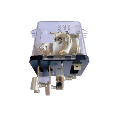 QZLIBEFUD 100A high Power Relay WJQX-100F-1C WJQX-100F/1C Built-in arc extinguishing Device JQX-100F(DC24V)