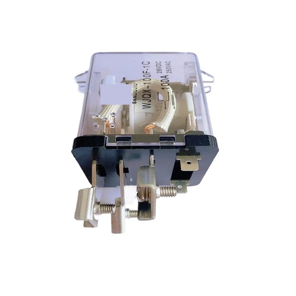 QZLIBEFUD 100A high Power Relay WJQX-100F-1C WJQX-100F/1C Built-in arc extinguishing Device JQX-100F(DC24V)