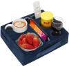G GOOD GAIN Couch Cup Holder Pillow-Sofa Cup Holder Cozy Buddy | Bed Drink Caddy Holds Tablet, Remote, Snacks | Waterproof Anti-Spill Sofa Beverage Tray for Car, Park, Beach, Picnic, Boat, RV(Navy) view 1