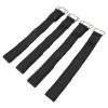 Nurnesy Shovel Fixing Straps, Metal Buckle Strap Set Locking Securely onto Bar for Trucks Trailers, Dirt Tie Down Straps for SUVs Golfs with Roof Racks,Dirt Tie Down Strap Anti, view 1
