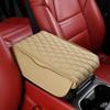 JSLYF for Jeep Commander 1. Generation 2006 2007 2008 Car Center Console Cover, Leather Memory Foam Protection Pad, Hand Rest Pillow with Height Increase, Interior Accessory,Beige, normal view 1