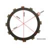 LLXINGYL Motorcycle Engine Parts Clutch Friction Plates Kit Compatible with Yamaha YZ250WR YZ 250WR YZ250 WR YZ 250 WR 1990#CP-00017 view 3