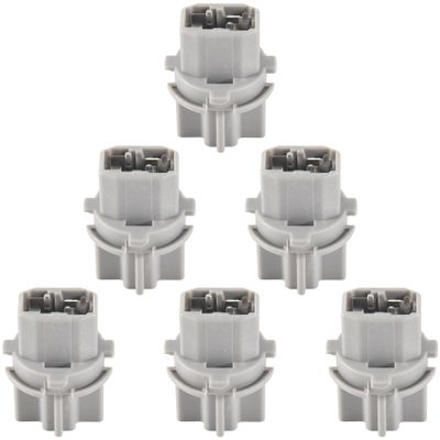 Beuiouer 6Pcs Car T20 Socket Brake Tail Lamp Rear Light Socket Holder for Accord T20W 33515-S50-003
