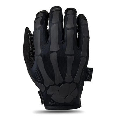 TACLAB Reaper Skeleton Gloves Touchscreen, Comfortable, Breathable (Dark, X-Small)