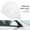 White Side Mirror Cover for Model Series, Pearl White Exterior Rearview Mirror Replacement for 2020-2023 Right (1495594-00-a) view 3