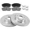 MECANIKO 296mm Brake Kit Front Compatible with 2007 2008-2013 Nissan Altima view 1