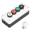 Akozon UpDownStop Control Momentary Switch Station Box for Winch Roller Door, Truck Tail - ABS Shell, Momentary Pushbutton (SGKJ-4N) view 2
