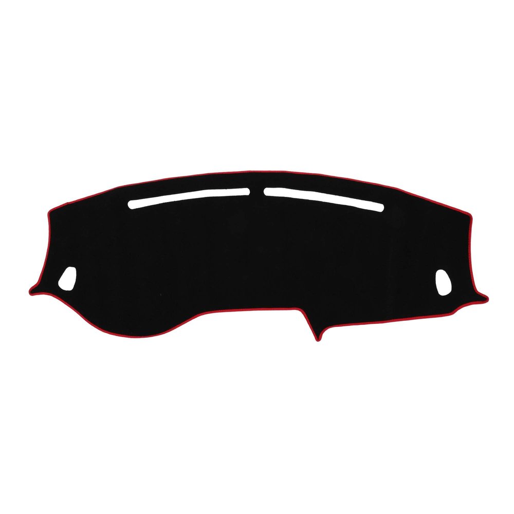 VekAuto Dash Cover Compatible for Hyundai Tucson 2019-2021, Non-Slip Dash Cover Mat Polyester Black, Red Front Dash Cover Mat