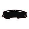 VekAuto Dash Cover Compatible for Hyundai Tucson 2019-2021, Non-Slip Dash Cover Mat Polyester Black, Red Front Dash Cover Mat view 1