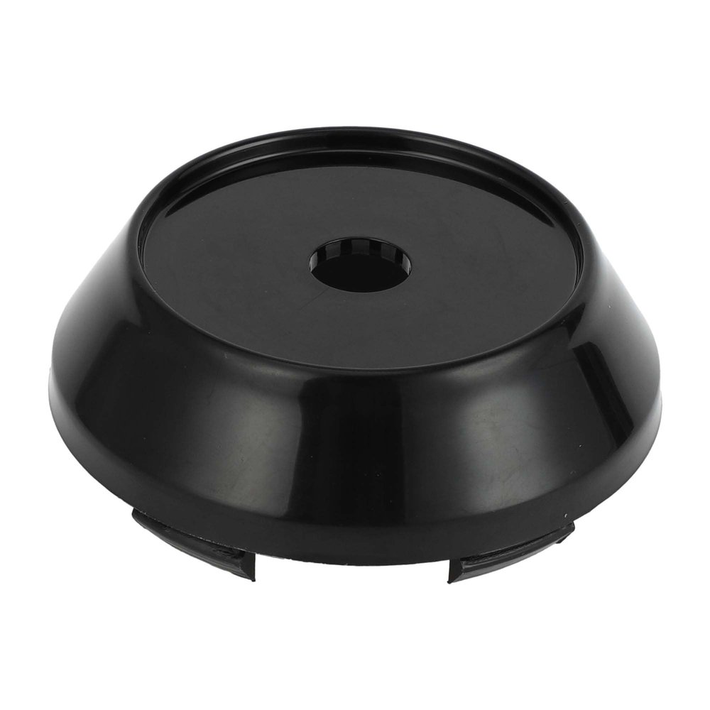 A ABSOPRO 1pc Universal Wheel Center Hub Cap Durable 65mm 2.56" Outside Diameter Vehicle Hub Covers for SUV Truck Automotive Plastic Black