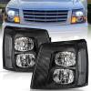 TUSDAR Headlights Replacement For 2003-2006 Cadillac Escalade HID Model view 1