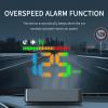 YAOUZICN Car GPS HUD (Head-Up Display) H4 Digital Speedometer with Auto-Dimming, Real-Time Speed and Compass, KM/H Switchable, Windshield Projection Display, Compatible with All Vehicles view 2