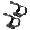 Psdndeww Bicycles Toe Clips Cage Bike Pedal Strap Clip Replacement Strapless Toe Pedal Clip Bike Pedal Accessory for Adults, Medium, black view 1
