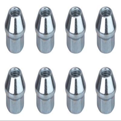 (8 Pack) Tusk Factory Style Tapered Chrome Lug Nut 10mm x 1.25mm Thread Pitch for CAN-AM Outlander 500 2023-2024