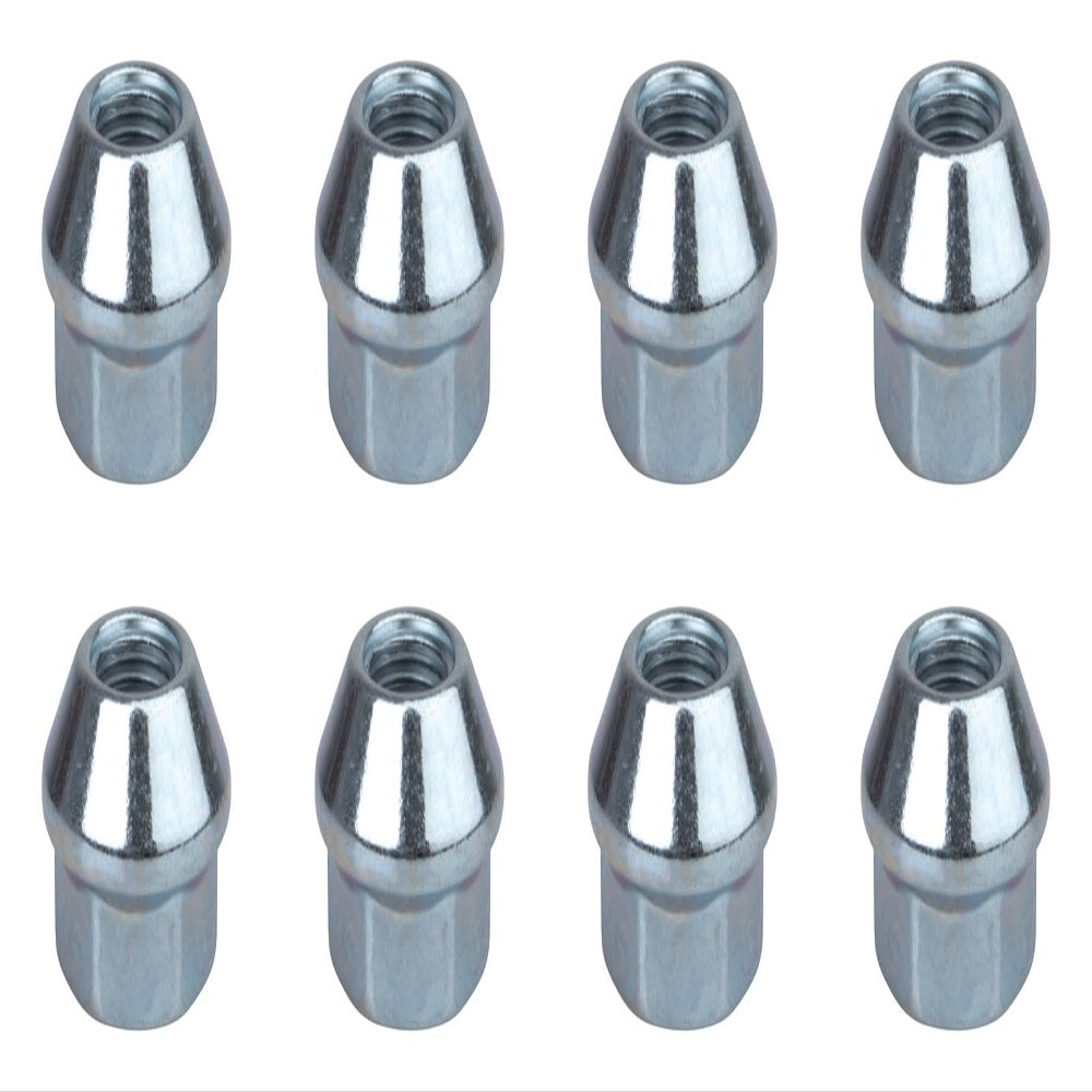 (8 Pack) Tusk Factory Style Tapered Chrome Lug Nut 10mm x 1.25mm Thread Pitch for CAN-AM Outlander 500 2023-2024