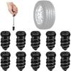 loutlo Tire Repair Rubber Nail, Upgrade Vacuum Tire Mending Nail Tire Plug Kit, Vacuum Tyre Repair Nail Fast Tool Self-Service Tire Repair Nail for Car Motorcycle Fast Tire Repair Tools (Small-10Pcs) view 1