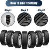 loutlo Tire Repair Rubber Nail, Upgrade Vacuum Tire Mending Nail Tire Plug Kit, Vacuum Tyre Repair Nail Fast Tool Self-Service Tire Repair Nail for Car Motorcycle Fast Tire Repair Tools (Small-10Pcs) view 4