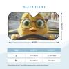 MotorCart Basics Duck Print Car Windshield Sunshade Foldable Reflective Sun Shade Blocks Uv Rays,51X27IN, Small, OIDF159 view 2