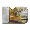 MotorCart Basics Duck Print Car Windshield Sunshade Foldable Reflective Sun Shade Blocks Uv Rays,51X27IN, Small, OIDF159 view 4