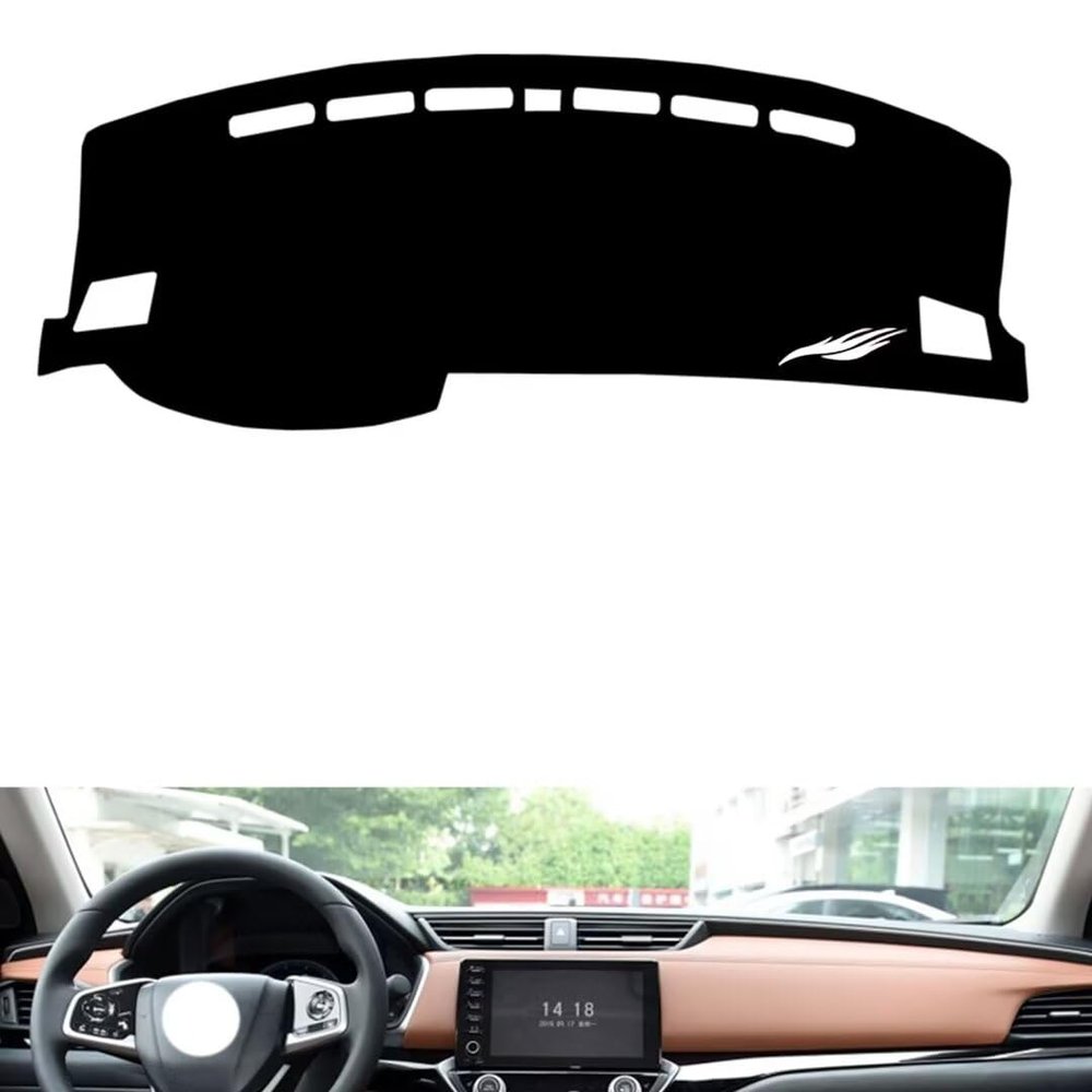 leather dashboard cover Compatible with HONDA Envixdash coverblack