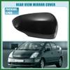 Motoforti Rearview Mirror Cover Cap Right Side Door Mirror Cover for Toyota Prius C 2012-2018 ABS Plastic Black Long-lasting view 2