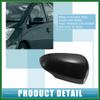 Motoforti Rearview Mirror Cover Cap Right Side Door Mirror Cover for Toyota Prius C 2012-2018 ABS Plastic Black Long-lasting view 3