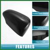 Motoforti Rearview Mirror Cover Cap Right Side Door Mirror Cover for Toyota Prius C 2012-2018 ABS Plastic Black Long-lasting view 4