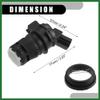 Motoforti Windshield Washer Pump No.05139113AA - Car Windshield Washer Pump Motor Replacement - for Chrysler 300 2005-2023 Plastic Black - 1 Pc Long-lasting view 4