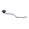 GZYF Automative 3/4'' LED Light Front Rear Side Clearance Marker Lamp for Truck SUV Bus Trailer, Blue view 2