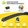 DOGTAIL 28"+ 14" Wiper Blades for Toyota Corolla 2020-2025 Honda Fit 2009-2020 Hyundai Elantra 2011-2020, Premium All Season Automotive Replacement OEM Windshield Wiper Blades for My Car J-Hook view 3