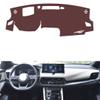 Leather Dash Board Cover mat Compatible with Nissan New Qashqai (HUD 2023 Anti-Glare and dust Protector(Brown) view 1