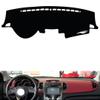 Non-slip anti-glare dash cover Compatible with KIA SHUMA 2010-2013, premium leather (black) view 1