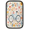 Snatocys Armrest Box Mat, Bicycle Cycling Armrest Cushion, 12.88 Inch Car Armrest Seat Box Cover Accessories Interior Protection for Most Vehicle SUV Car, Colorful Flowers view 1
