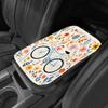 Snatocys Armrest Box Mat, Bicycle Cycling Armrest Cushion, 12.88 Inch Car Armrest Seat Box Cover Accessories Interior Protection for Most Vehicle SUV Car, Colorful Flowers view 3