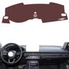 Anti-Slip Sun-Proof Dashboard Cover Compatible with Honda Integra, Premium Leather (Brown) view 1