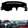 Non-slip anti-glare dash cover Compatible with Citroen C2, premium leather (black) view 1