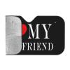 Windshield Sun Shade Foldable I Love My Boyfriend Puzzle Heart Sun Visor Sunshade Cover Car Shades Automotive Interior Uv Ray Protector SUV Truck Car Cool 55x30 Inch view 2