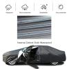 Car Cover Waterproof Compatible with Bentley Turbo 1989-1992, All-Weather Rain and Sun Protection, Custom Car Cover for Indoor and Outdoor with Side Zipper Reflective Strip(Black-orange) view 2