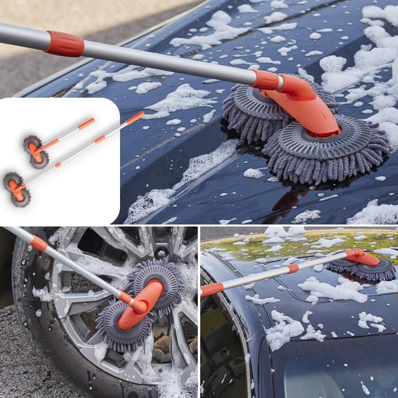 Microfiber Car Cleaning Brush Mop
