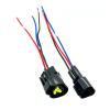 ARETV 3-pin Instrument Connector Throttle/Clamp Plug FW-C-3-B FW-C-3F-B Compatible With S X Motorcycle Keeway Cruiser Blackster(3p male female,1 set) view 1