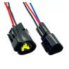 ARETV 3-pin Instrument Connector Throttle/Clamp Plug FW-C-3-B FW-C-3F-B Compatible With S X Motorcycle Keeway Cruiser Blackster(3p male female,1 set) view 2