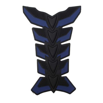 Bacar Motorcycle Gas Tank Pad Protector Decal With Fish Bone Sticker 3D For Motoercycle Universal XP005 Blue